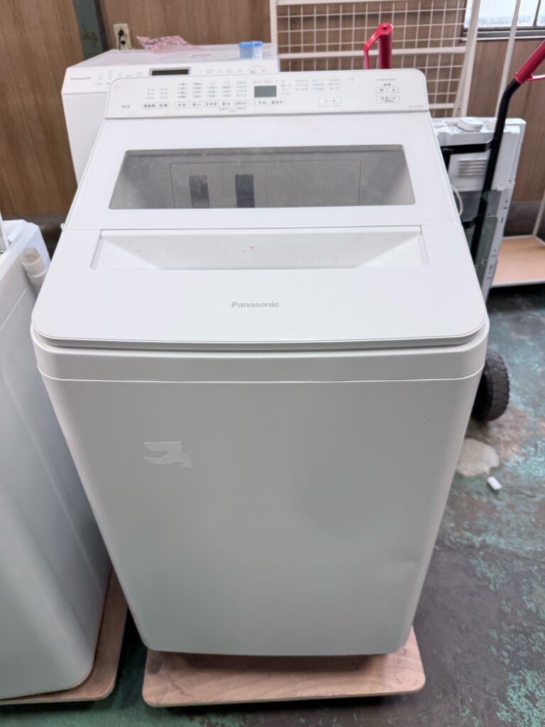 東京都北区でPanasonic全自動洗濯機（NA-FA10K1・2022年製）を出張買取しました｜引越しに伴う家電整理
