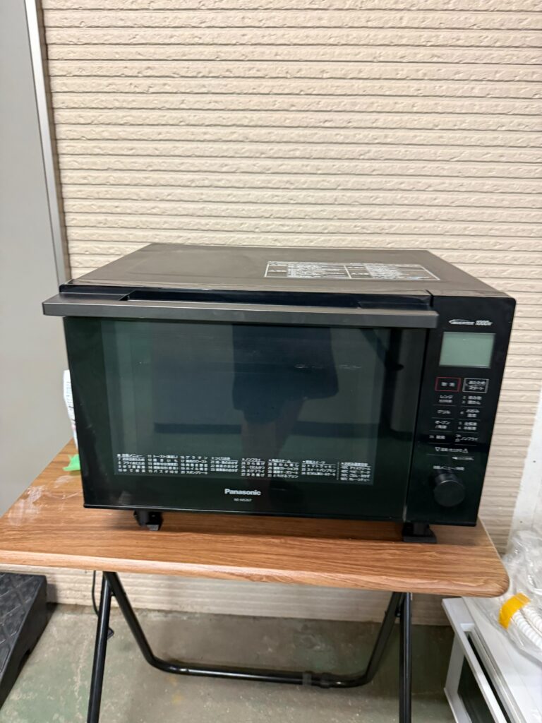 東京都練馬区でPanasonicオーブンレンジ（NE-MS267-K・2021年製）を出張買取しました｜引越しに伴う家電まとめ整理