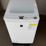 埼玉県蕨市でSHARP縦型洗濯乾燥機（ES-PX8E-W・2020年製）を出張買取しました｜ドラム式への買い替えに伴い取り外しから搬出まで対応