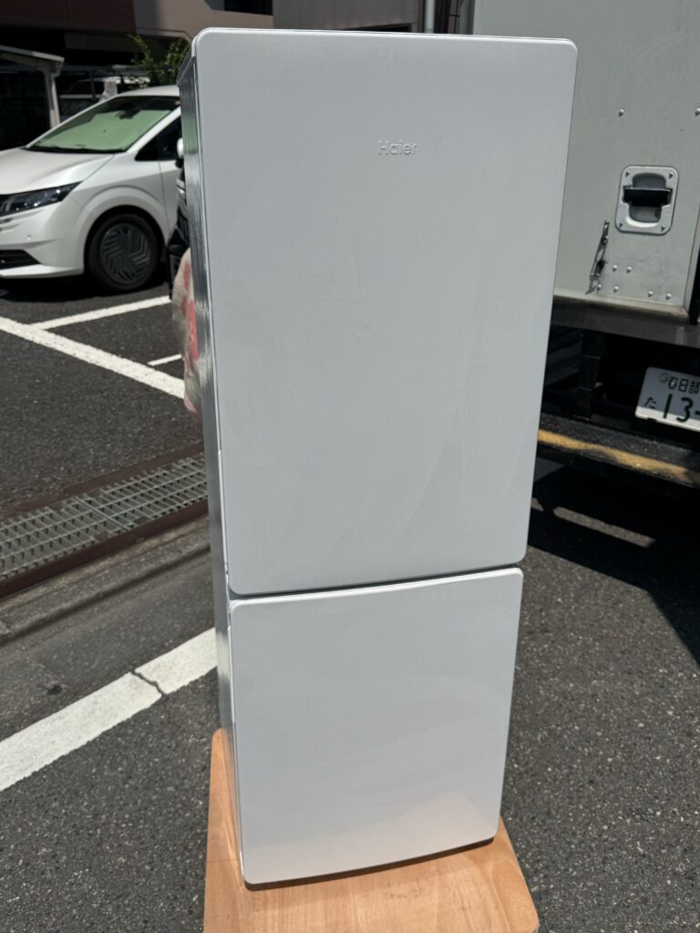 東京都足立区でHaier冷凍冷蔵庫（JR-NF173D・2023年製）を出張買取しました｜エレベーターなし3階からの階段搬出に対応
