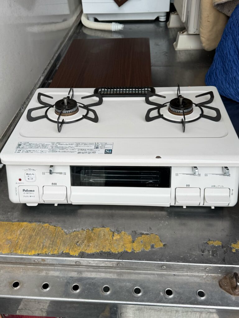 埼玉県川口市でPalomaガステーブル（IC-S87SH-1L・LPガス用）を出張買取しました｜引越し先がビルトインコンロのため売却