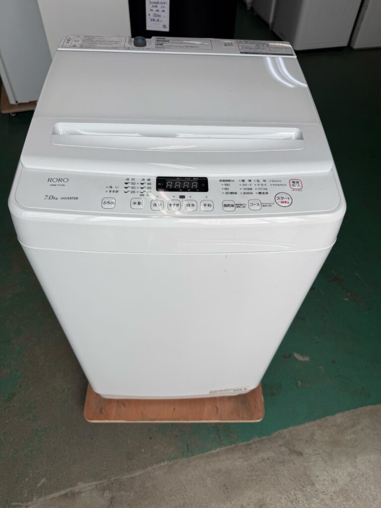 東京都板橋区でヤマダセレクトROROの全自動洗濯機（YWM-TV70L・2025年