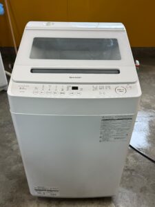 SHARP ES-GV8K-W 2025年製 8kg全自動洗濯機