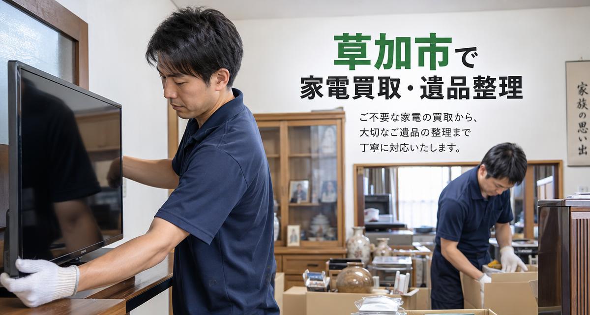 家電の出張買取と遺品整理ならBUY LINK！即日・出張費無料・スマホ簡単査定で高価買取