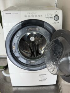 SHARP ES-S7D 2020年製 ドラム式洗濯乾燥機の外観